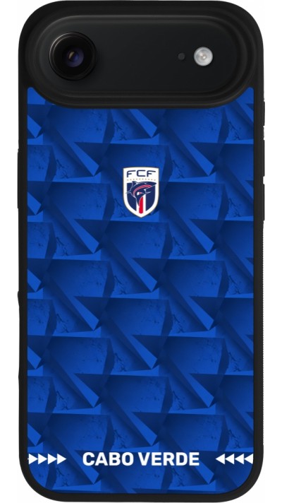 iPhone Air Case Hülle - Silikon schwarz Kap Verde 2026 personalisierbares Fussballtrikot