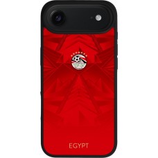 iPhone Air Case Hülle - Silikon schwarz Ägypten 2026 personalisierbares Fussballtrikot