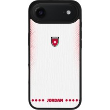 iPhone Air Case Hülle - Silikon schwarz Jordanien 2026 personalisierbares Fussballtrikot