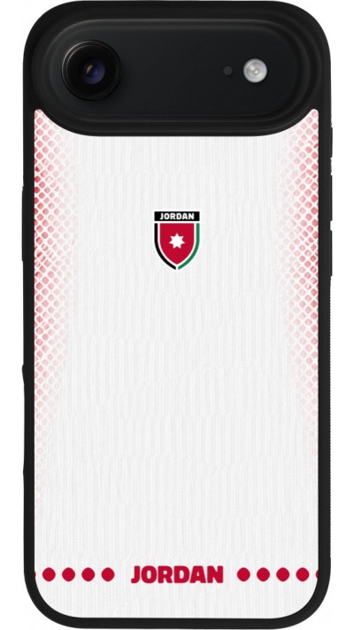 iPhone Air Case Hülle - Silikon schwarz Jordanien 2026 personalisierbares Fussballtrikot