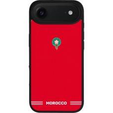 iPhone Air Case Hülle - Silikon schwarz Marokko 2026 personalisierbares Fussballtrikot