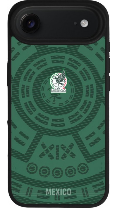 iPhone Air Case Hülle - Silikon schwarz Mexiko 2026 personalisierbares Fussballtrikot