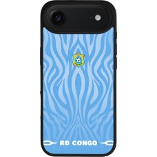 iPhone Air Case Hülle - Silikon schwarz Demokratische Republik Kongo 2026 personalisierbares Fussballtrikot