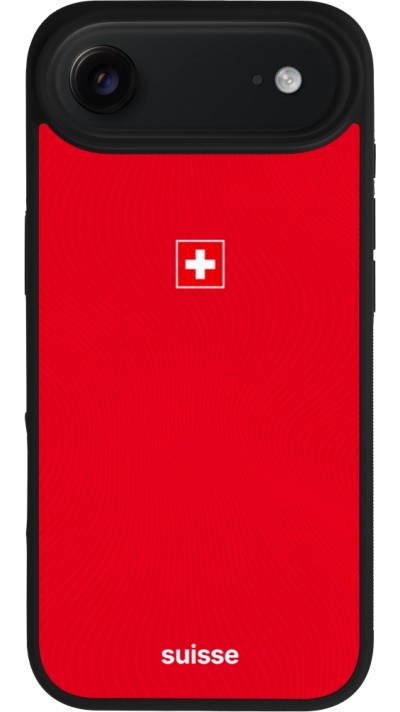iPhone Air Case Hülle - Silikon schwarz Schweiz 2026 personalisierbares Fussballtrikot