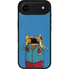 iPhone Air Case Hülle - Silikon schwarz Frog with camera DTMF