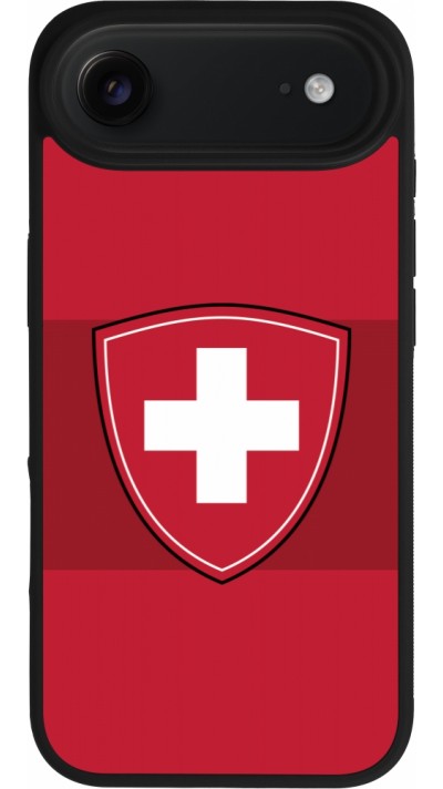 iPhone Air Case Hülle - Silikon schwarz Hockey World Championship Ecusson Suisse