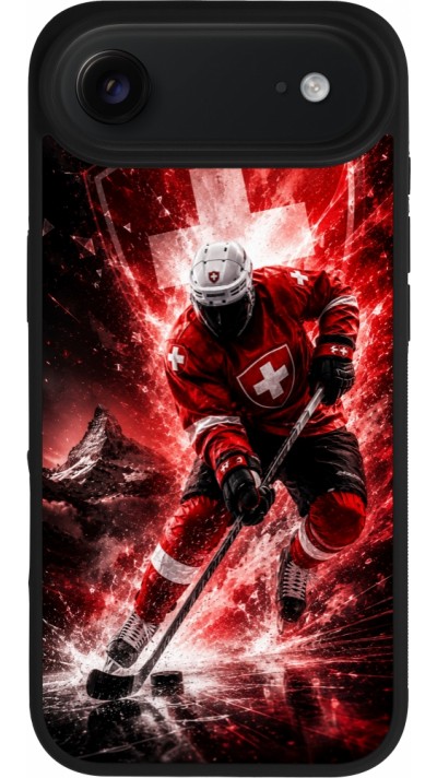 iPhone Air Case Hülle - Silikon schwarz Hockey World Championship Player