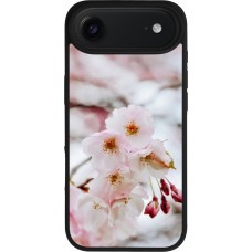 iPhone Air Case Hülle - Silikon schwarz Cherry tree Spring 2026