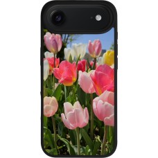 iPhone Air Case Hülle - Silikon schwarz Tulips Spring 2026