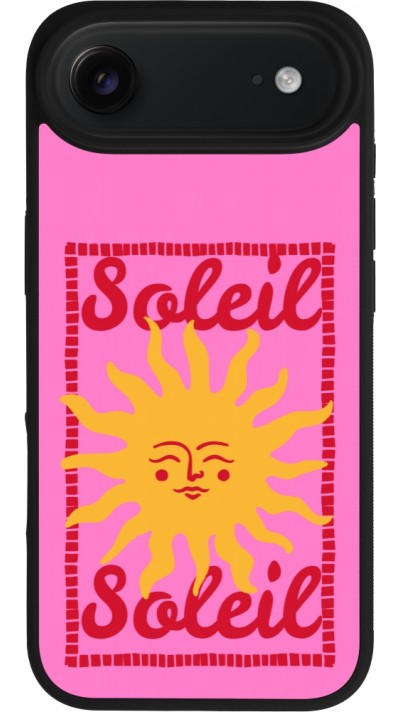 Coque iPhone Air - Silicone rigide noir Sun sun 2026