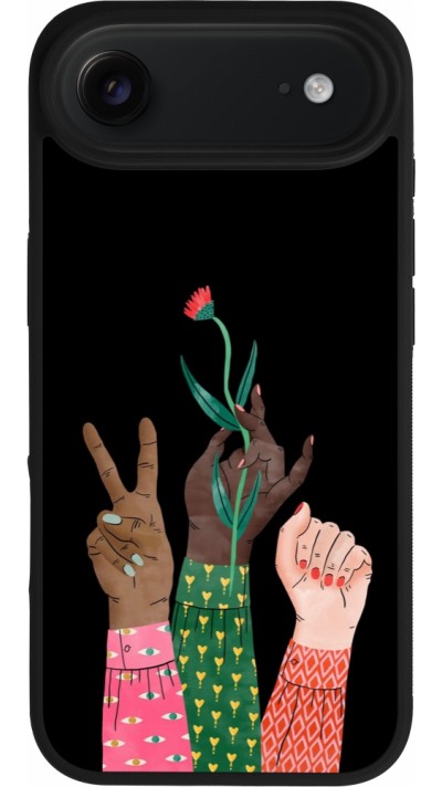 Coque iPhone Air - Silicone rigide noir Womens day 2026 2