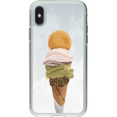 iPhone X / Xs Case Hülle - Gummi transparent Summer 2025 Cornet
