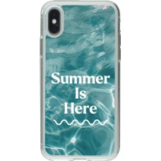 iPhone X / Xs Case Hülle - Gummi transparent Summer 2025 Summer is here