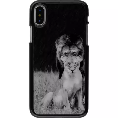 Hülle iPhone X / Xs - Angry lions