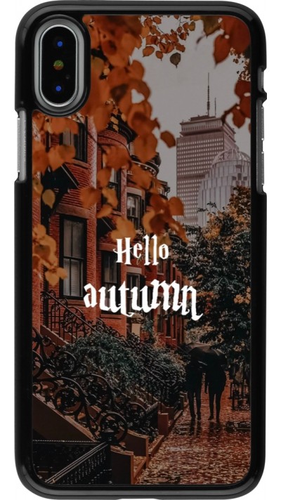 Coque iPhone X / Xs - Autumn 25 Hello autumn