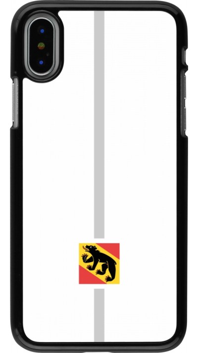 Coque iPhone X / Xs - Canton BE blanc