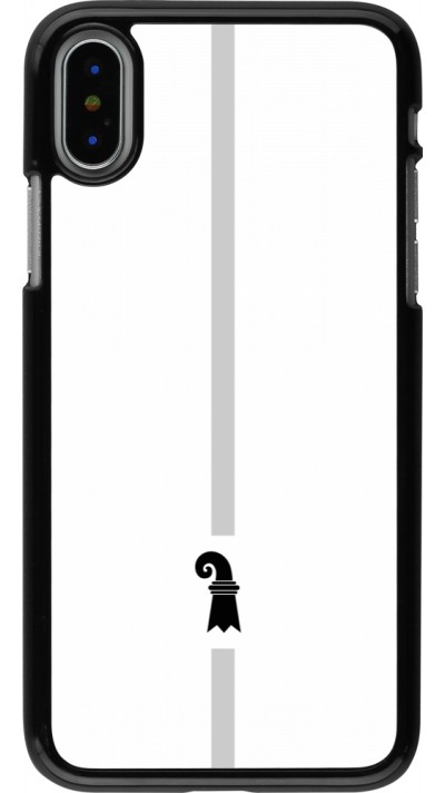 Coque iPhone X / Xs - Canton BS blanc