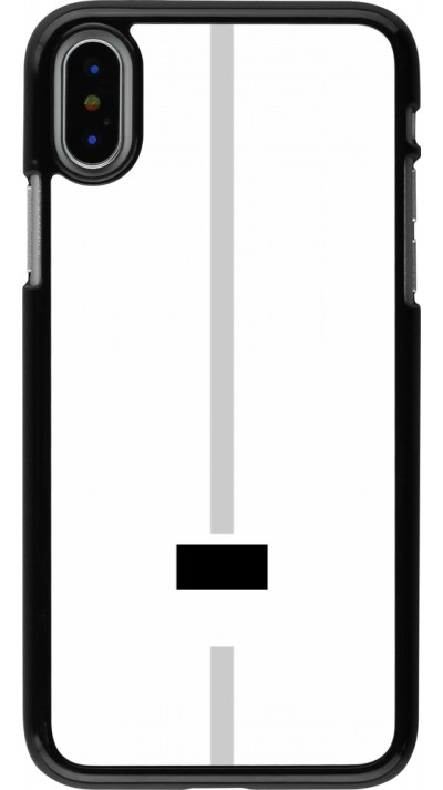 Coque iPhone X / Xs - Canton FR blanc
