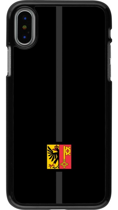 Coque iPhone X / Xs - Canton GE noir