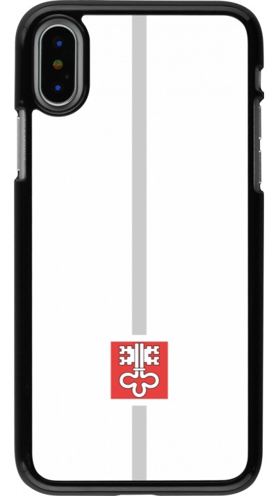 Coque iPhone X / Xs - Canton NW blanc