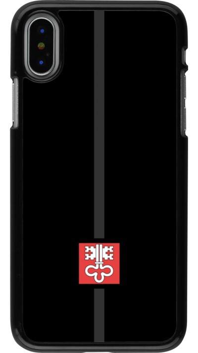 Coque iPhone X / Xs - Canton NW noir
