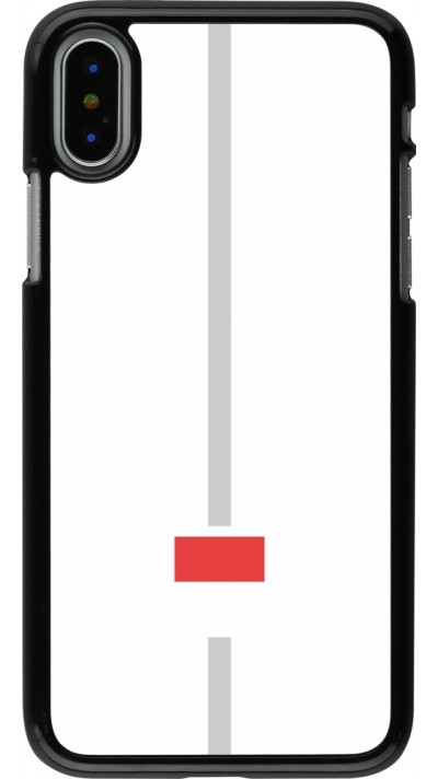 Coque iPhone X / Xs - Canton SO blanc