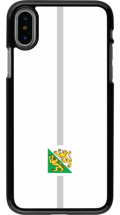 Coque iPhone X / Xs - Canton TG blanc