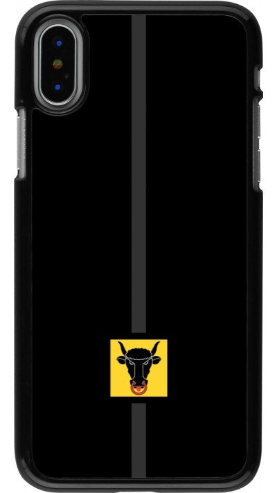 Coque iPhone X / Xs - Canton UR noir