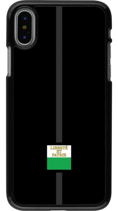 Coque iPhone X / Xs - Canton VD noir