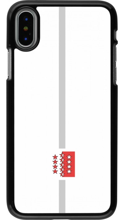 Coque iPhone X / Xs - Canton VS blanc