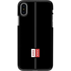 iPhone X / Xs Case Hülle - Kanton VS schwarz