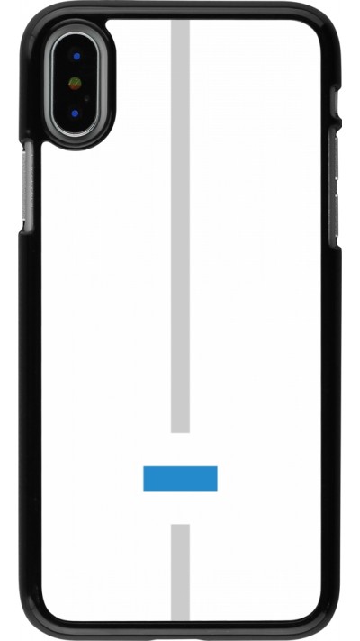 Coque iPhone X / Xs - Canton ZG blanc