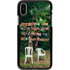 iPhone X / Xs Case Hülle - Chairs DTMF