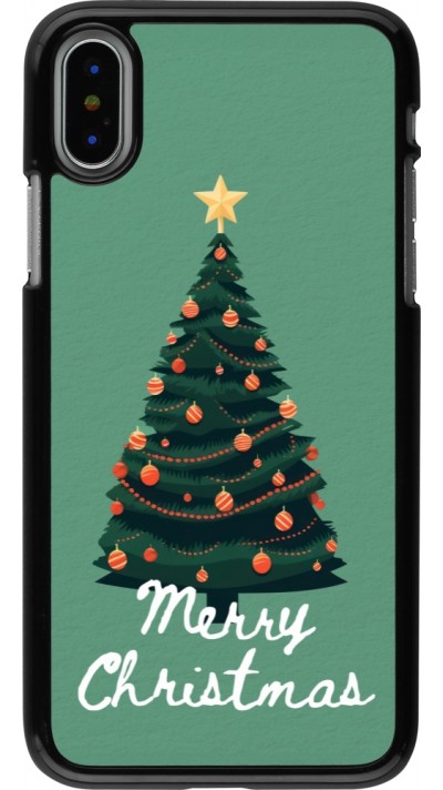 iPhone X / Xs Case Hülle - Christmas 25 Xmas Tree
