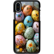 iPhone X / Xs Case Hülle - Easter 2026 Eggs with bees