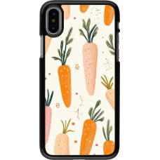 iPhone X / Xs Case Hülle - Easter 2026 Illustration carrots