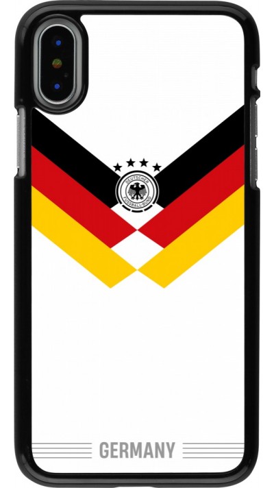 iPhone X / Xs Case Hülle - Deutschland 2026 personalisierbares Fussballtrikot