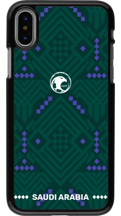 iPhone X / Xs Case Hülle - Saudi Arabien 2026 personalisierbares Fussballtrikot