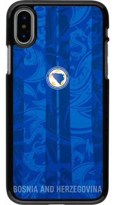 iPhone X / Xs Case Hülle - Bosnien und Herzegowina 2026 personalisierbares Fussballtrikot