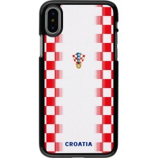 iPhone X / Xs Case Hülle - Kroatien 2026 personalisierbares Fussballtrikot