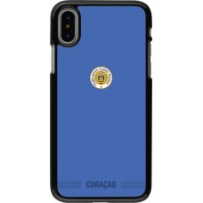 iPhone X / Xs Case Hülle - Curaçao 2026 personalisierbares Fussballtrikot