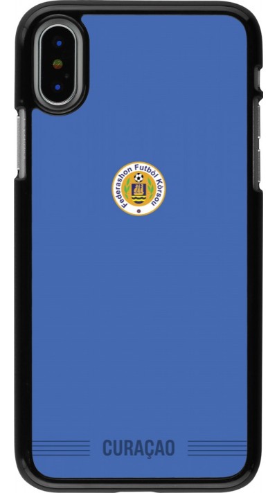iPhone X / Xs Case Hülle - Curaçao 2026 personalisierbares Fussballtrikot