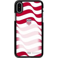 Coque iPhone X / Xs - Maillot de football États-Unis 2026 personnalisable