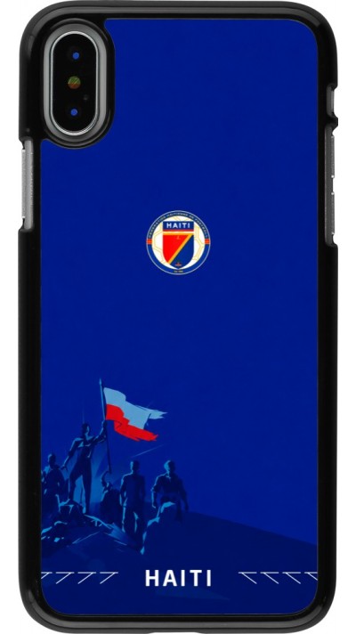 iPhone X / Xs Case Hülle - Haiti 2026 personalisierbares Fussballtrikot