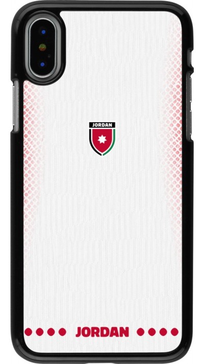 iPhone X / Xs Case Hülle - Jordanien 2026 personalisierbares Fussballtrikot