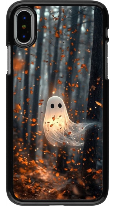 iPhone X / Xs Case Hülle - Halloween 2025 Ghost in the forest