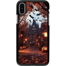 iPhone X / Xs Case Hülle - Halloween 2025 Haunted house