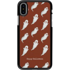 iPhone X / Xs Case Hülle - Halloween 2025 Pattern of ghosts