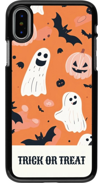 iPhone X / Xs Case Hülle - Halloween 2025 Trick treat