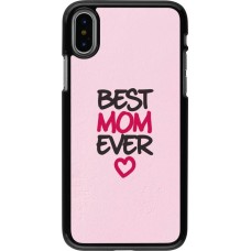 iPhone X / Xs Case Hülle - Mom 2023 best Mom ever pink